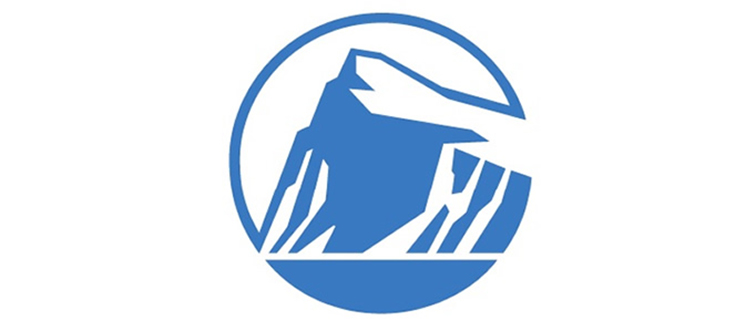 Quick — which major brand is represented by this classic mountain-like symbol?