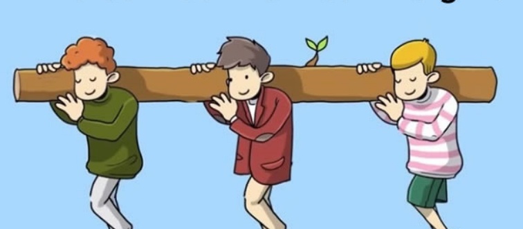 Blink and think: which of these three carries the heaviest load?