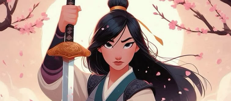 Blink and think — what is Mulan's complete name in the 1998 animated classic?
