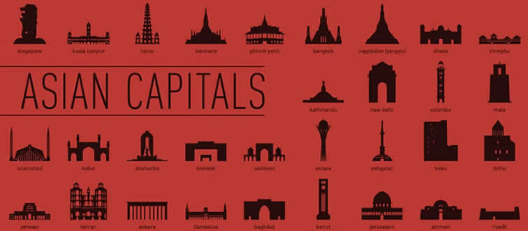 Think You Know Asia? Prove It by Naming These 16 Capitals