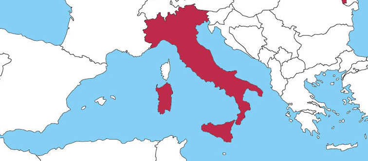 First instinct: which world map classic is famously shaped like a high-heeled boot?