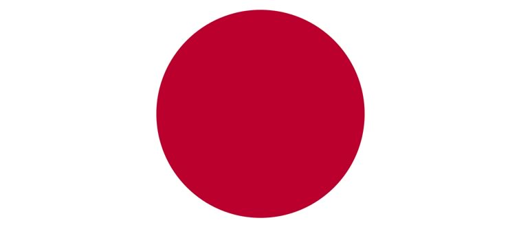 First instinct: which country flies a red circle dead-center on a solid white field?