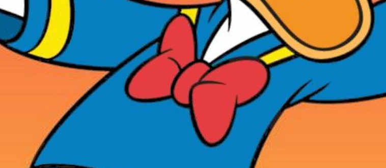 Blink and think — which classic cartoon bird famously rocks a bright red bow tie?