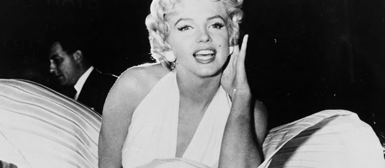 Blink and think — in which cinematic classic does Marilyn Monroe catch a breeze over a subway grate?