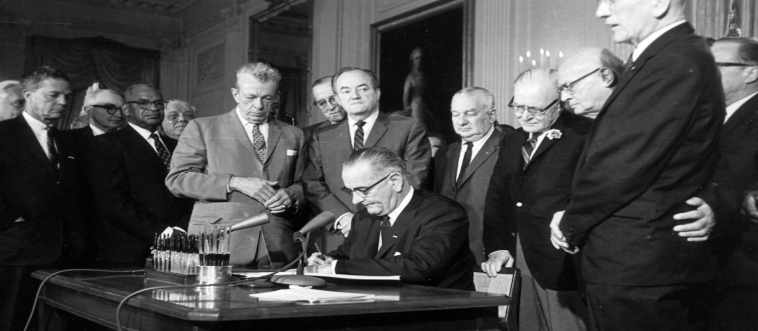 Quick — can you name the U.S. president who put his signature on the Civil Rights Act of 1964?