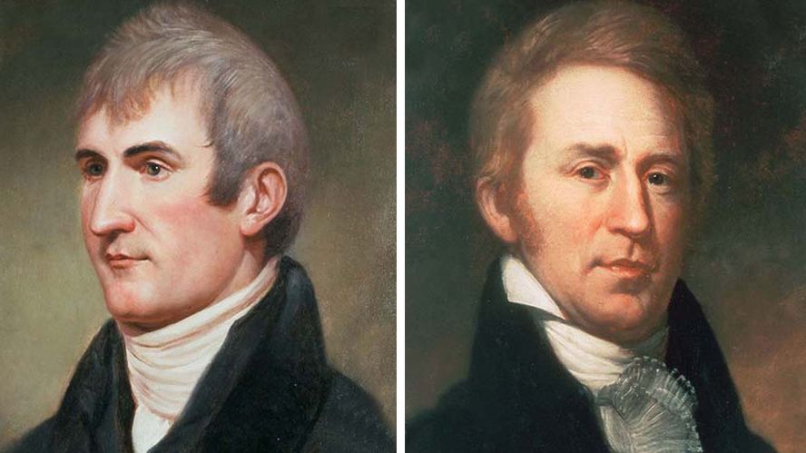 Blink and think — once France handed over the Louisiana Territory, who did President Thomas Jefferson send to map out the wild western frontier?