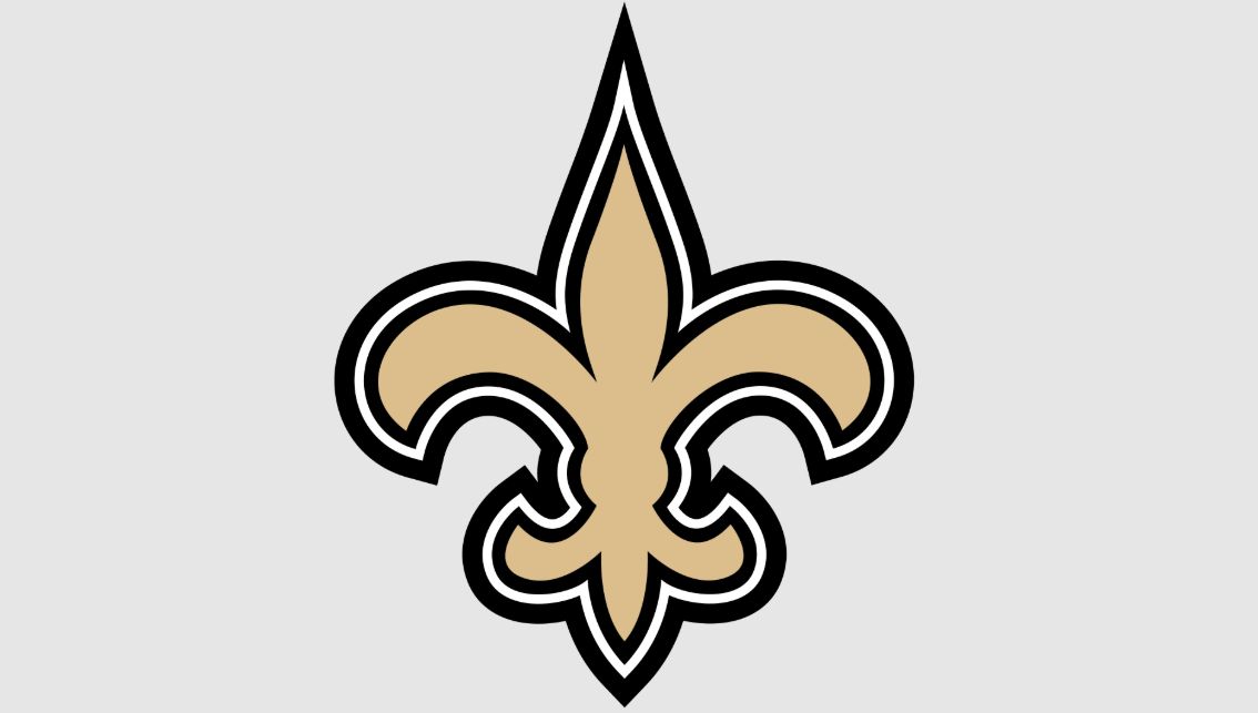 Quick—which NFL franchise sports the legendary fleur-de-lis on their helmets?