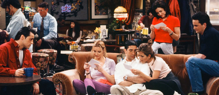First instinct: which legendary sitcom is captured in this frame?