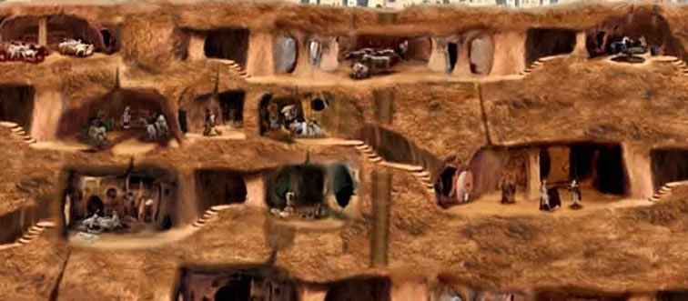 quick — can you place the ancient civilization responsible for carving out the underground city of Derinkuyu?