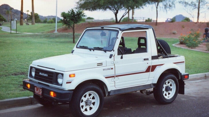 Blink and think — which compact ride hit US shores packing a 1.3-liter, 63-horsepower four-cylinder engine?