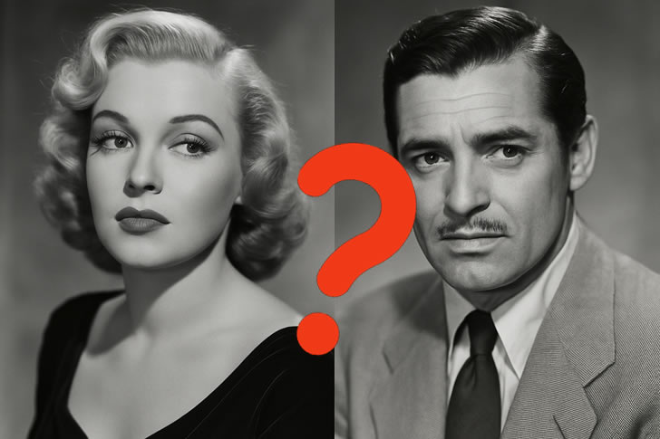 I Dare You to Correctly Identify All These Famous Old Hollywood Faces