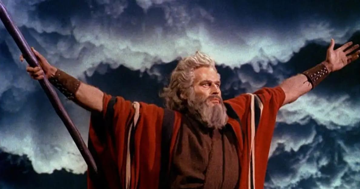 First instinct: which body of water did Moses famously divide using his staff to save his people?