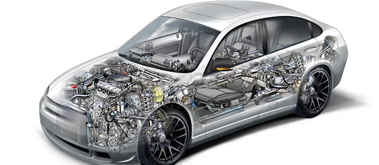 Blink and think: what core auto component converts fuel into the mechanical energy that drives the car forward?