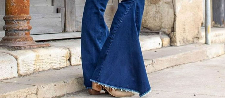 Blink and think — in which decade did bell-bottom jeans sweep the globe as an absolute fashion obsession?