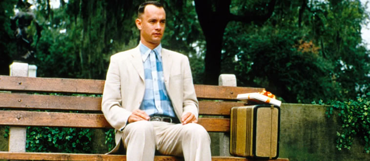 Quick — who delivered the sweet wisdom, "Life is like a box of chocolates, you never know what you're gonna get" in *Forrest Gump*?