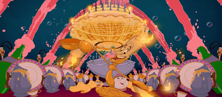 Blink and think — what goes in the blank when Lumière invites Belle to dinner: "Be our guest, be our guest / Put our ___ to the test"?