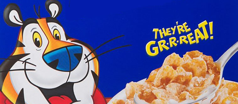First instinct: which legendary cereal brand brought us the roaring slogan “They’re G-r-r-reat!” on TV?