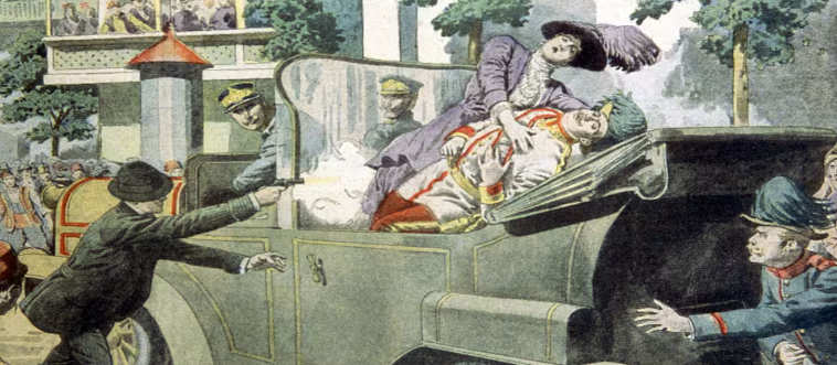 Lock in the clue: which royal's assassination in Sarajevo sparked the entire global conflict?