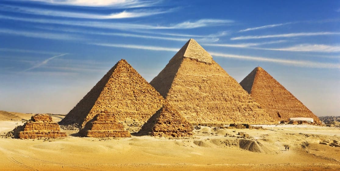 Lock in the clue: which iconic ancient civilization raised the monumental pyramids?