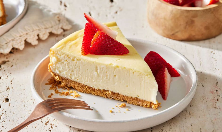 First instinct: what is the foundational ingredient holding a classic cheesecake together?