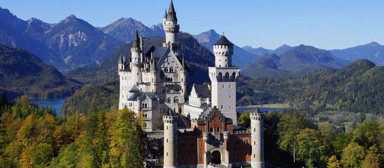 quick — can you place the real-life fairy tale of Neuschwanstein Castle on the world map?