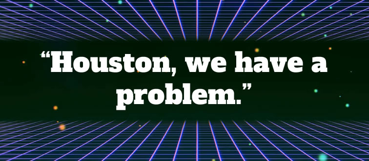 Lock in the clue: which 1995 blockbuster turned this tense, real-life NASA radio transmission into an unforgettable movie moment?