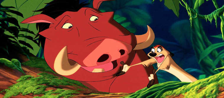 Blink and think — whose laid-back warthog vibes perfectly balance Timon's high-energy meerkat antics?