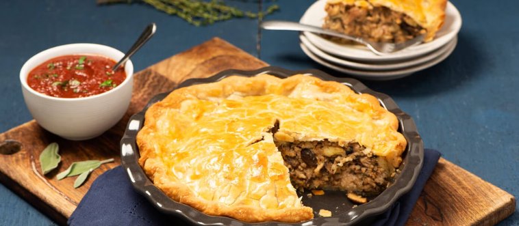 Blink and think — what do you call this classic French-Canadian meat pie?