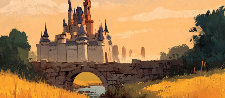 Blink and think — what is your immediate move upon entering a secret Disney realm?