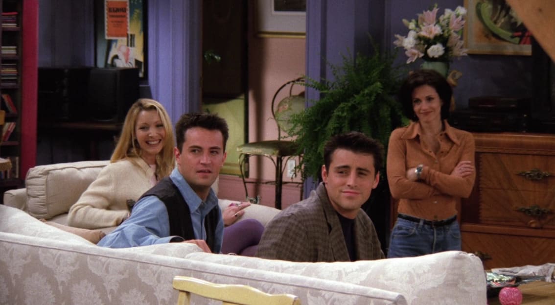 First instinct — which legendary TV sitcom named almost every single chapter starting with "The One with..." like "The One with the Prom Video" or "The One with Unagi"?
