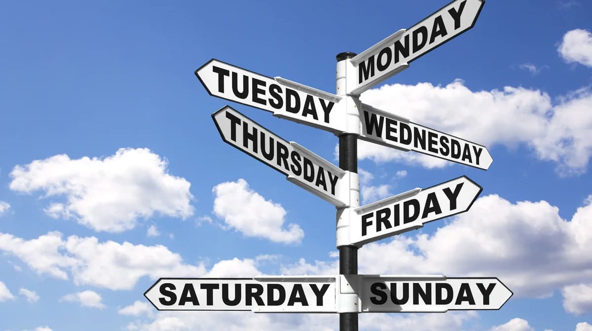 First instinct: if yesterday was Thursday, what day falls right after tomorrow?