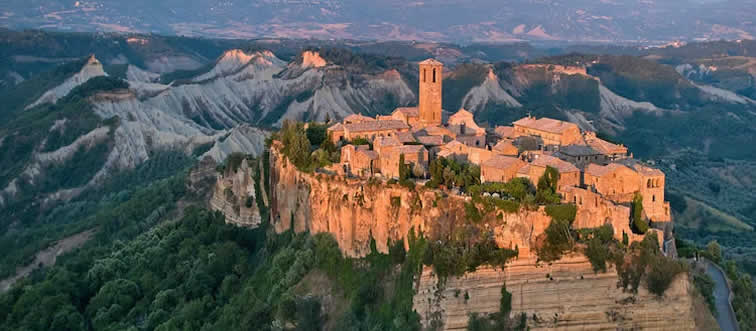 Quick — can you place this crumbling Italian hill town?
