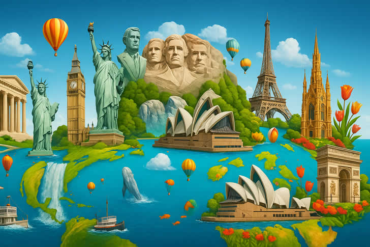 Can You Guess the Country From the Famous Landmark?
