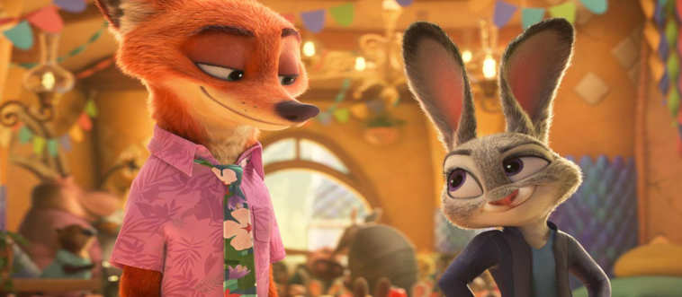 Blink and think — which animated hit drops us into a bustling metropolis of animals where a rabbit named Judy Hopps joins the police force?