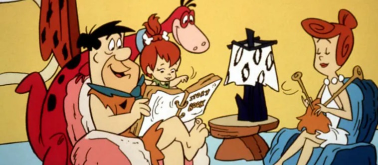 Blink and think — which classic cartoon kicked off with the lyrics: 'Flintstones, meet the Flintstones, they're the modern Stone Age family'?