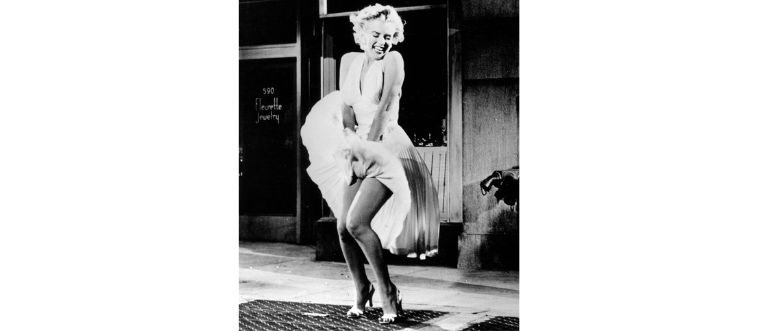 Blink and think — which Hollywood legend wore the iconic white dress that caught a breeze over a subway grate?