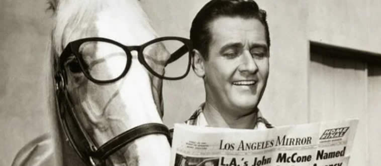 Quick — can you name the classic 1960s sitcom that starred a chatty horse named Mr. Ed?