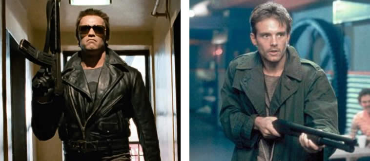 First instinct: who delivers the iconic threat, "I'll be back."